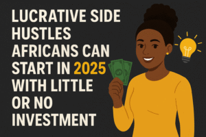 7 Lucrative Side Hustles Africans Can Start in 2025 With Little or No Investment